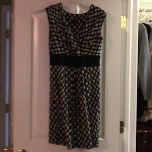 Ann Taylor Black and Tan dress